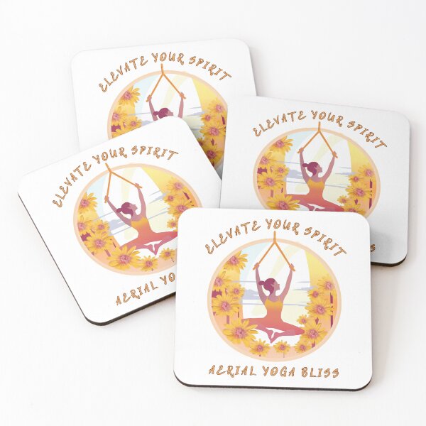 Item preview, aerial yoga elevate your spirit  designed and sold by Artonello.