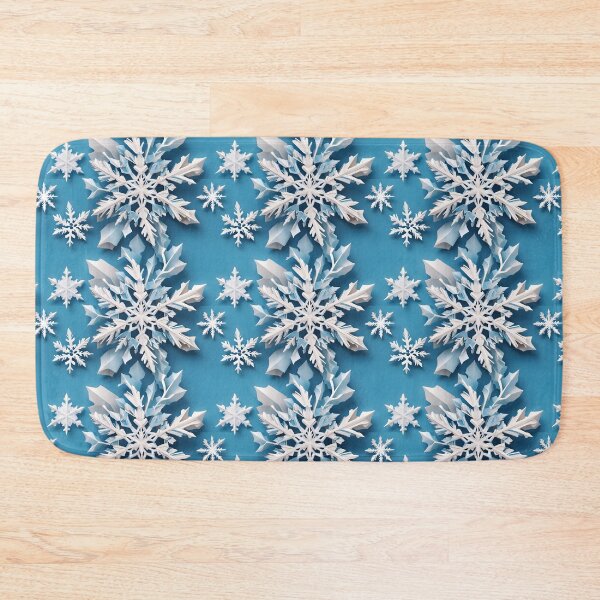 Item preview, Snowflakes on blue background designed and sold by Jayjaynaenae.