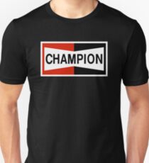 CHAMPION SPARK PLUG RACING CAR Unisex T-Shirt