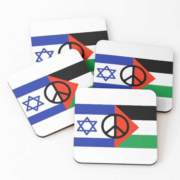 Item preview, Israel/ Palestine peace flags design designed and sold by Rachel the Artist .