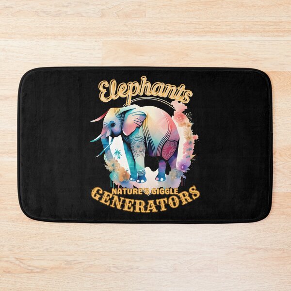 Item preview, Elephants: Nature's Giggle Generators. elephant lover designed and sold by ElephantVibes.