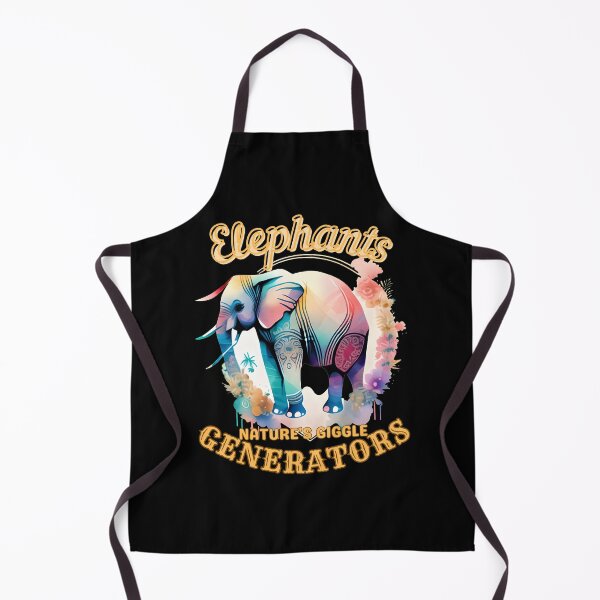 Item preview, Elephants: Nature's Giggle Generators. elephant lover designed and sold by ElephantVibes.