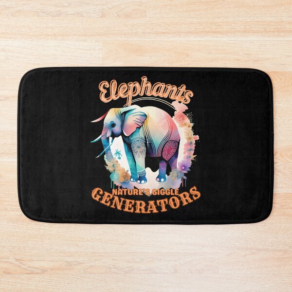 Item preview, Elephants: Nature's Giggle Generators. surreal elephant designed and sold by ElephantVibes.