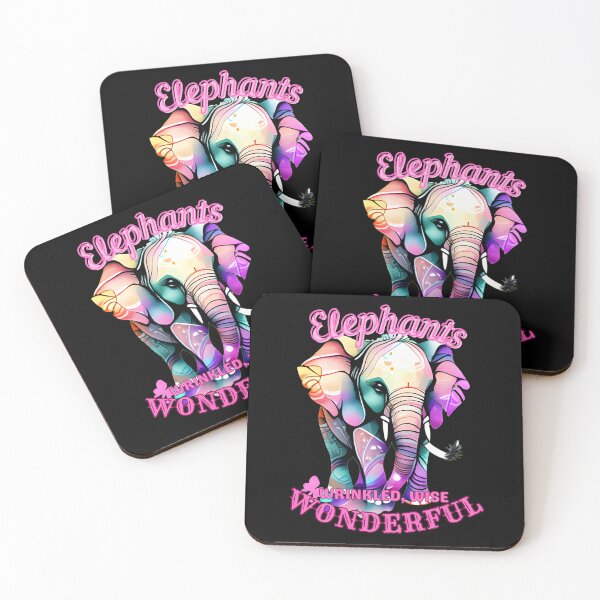 Item preview, Elephants: Wrinkled, Wise, Wonderful. elephant head designed and sold by ElephantVibes.