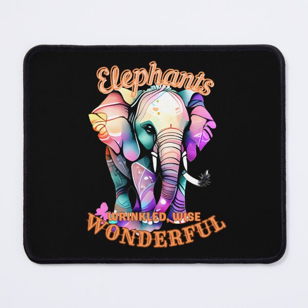 Item preview, Elephants: Wrinkled, Wise, Wonderful. elephant portrait designed and sold by ElephantVibes.