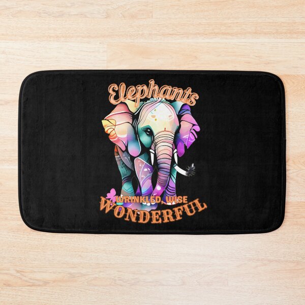 Item preview, Elephants: Wrinkled, Wise, Wonderful. elephant portrait designed and sold by ElephantVibes.