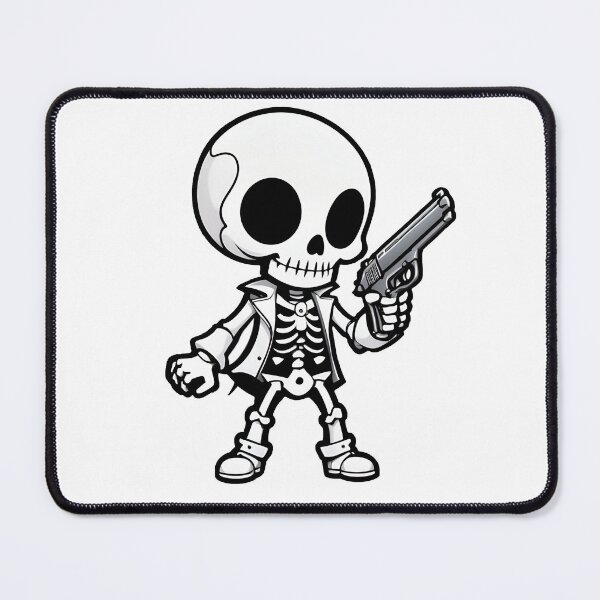Item preview, Pistol Skeleton designed and sold by TsuStickers.