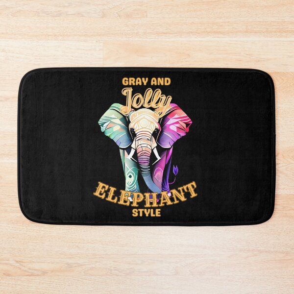 Item preview, Gray and Jolly: Elephant Style. elephant lover designed and sold by ElephantVibes.