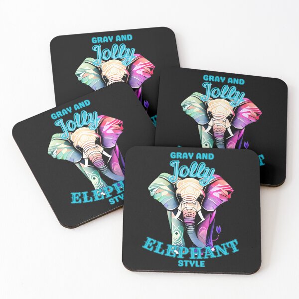 Item preview, Gray and Jolly: Elephant Style. funny elephant designed and sold by ElephantVibes.