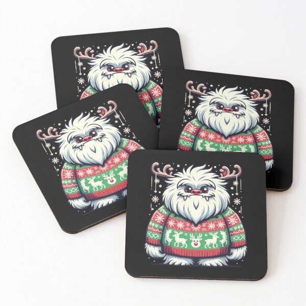 Item preview, Yeti in Ugly Christmas Sweater designed and sold by MAPDDesigns.