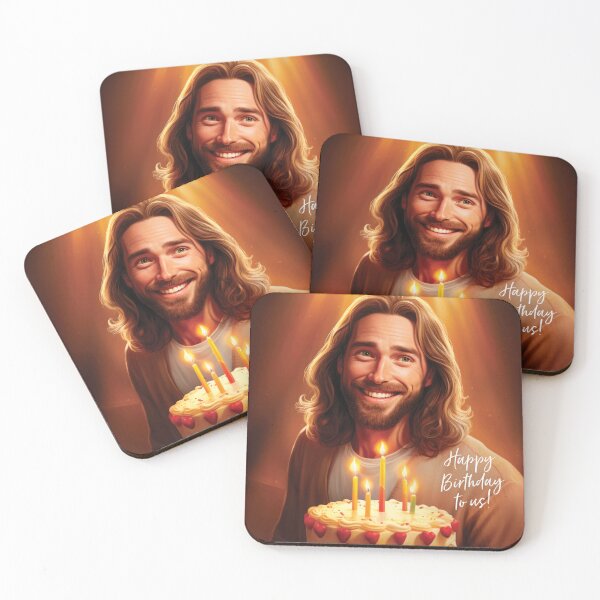 Item preview, Happy Birthday To Us - Birthday Card for people born on Christmas designed and sold by OddCorro.