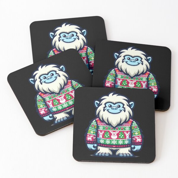 Item preview, Yeti in Ugly Christmas Sweater designed and sold by MAPDDesigns.