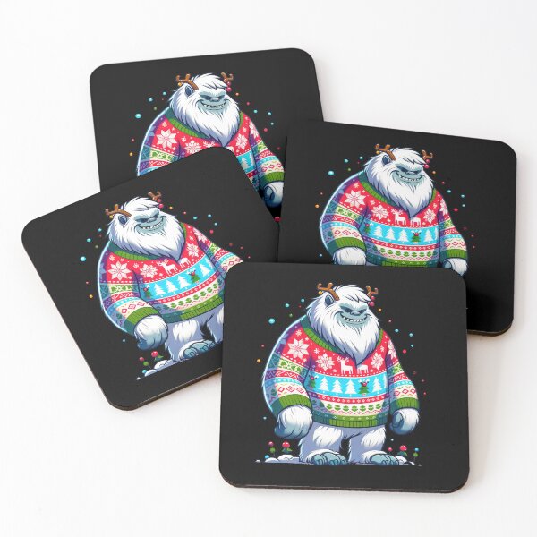 Item preview, Yeti in Ugly Christmas Sweater designed and sold by MAPDDesigns.
