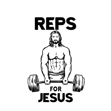 Artwork thumbnail, Reps For Jesus by ChristlikeMerch