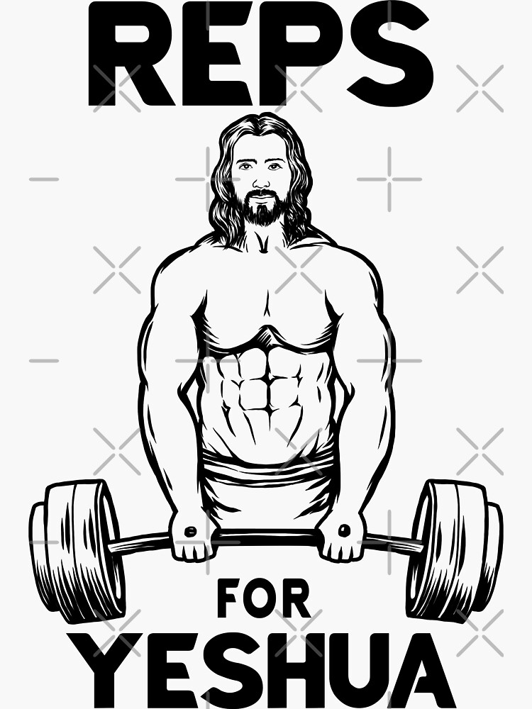 Thumbnail 3 of 3, Sticker, Reps For Yeshua designed and sold by ChristlikeMerch.