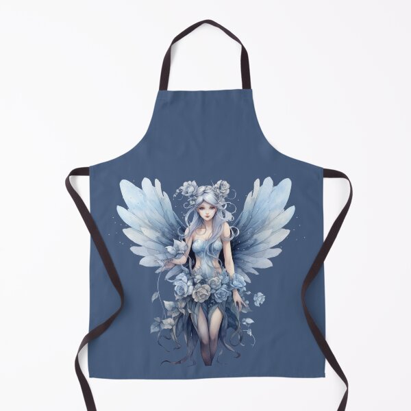Item preview, Pastel Blue Fairy With Roses designed and sold by FlutterbyFairy.