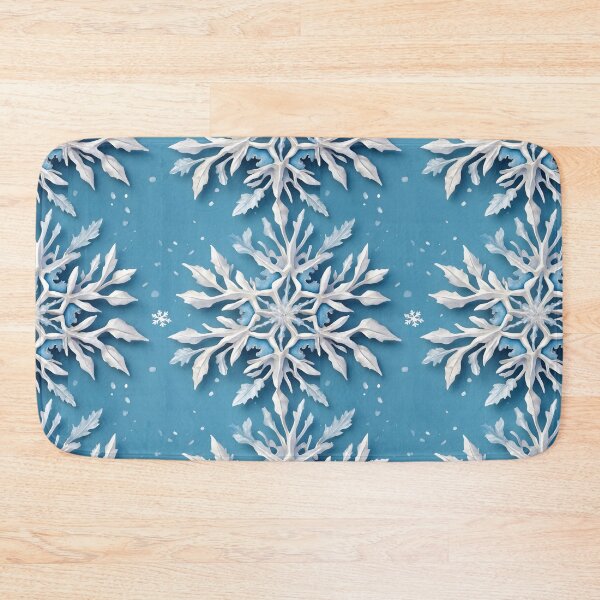 Item preview, snowflakes on blue designed and sold by Jayjaynaenae.