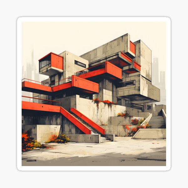 Item preview, Brutalist 1 designed and sold by Fushiii.