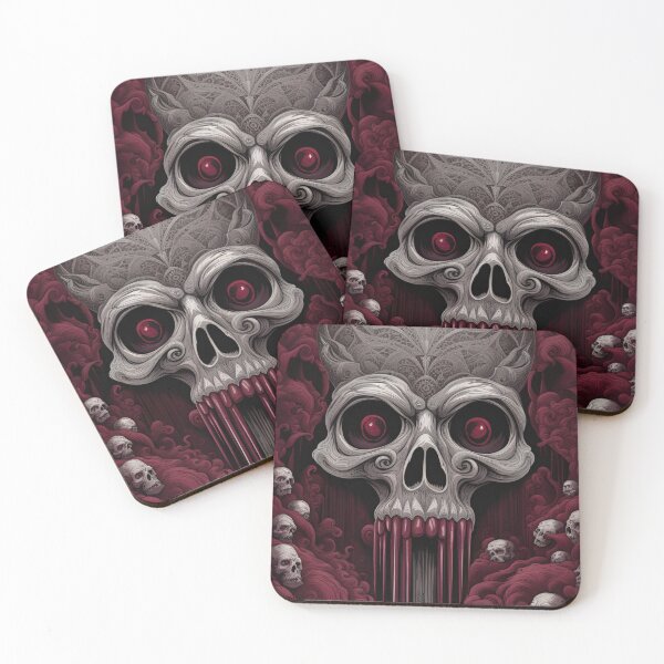 Item preview, Bloody Skull designed and sold by 3hornCreations.
