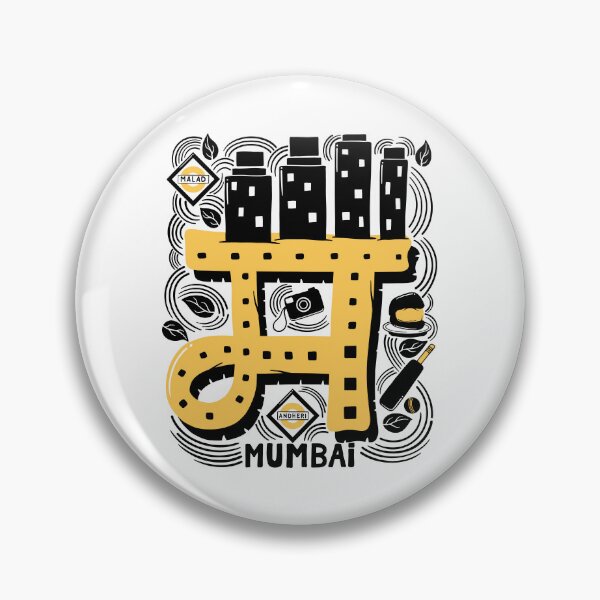 Item preview, Mmmm Mumbai City Hindi Doodle designed and sold by NomadicQuest.