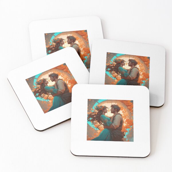 Item preview, Man and Woman with Flowers designed and sold by CyprusStarz.