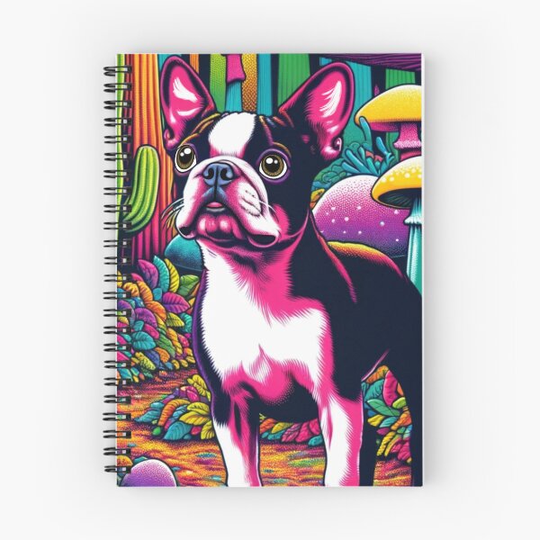 Item preview, Psychedelic Boston Terrier designed and sold by FivePugs.