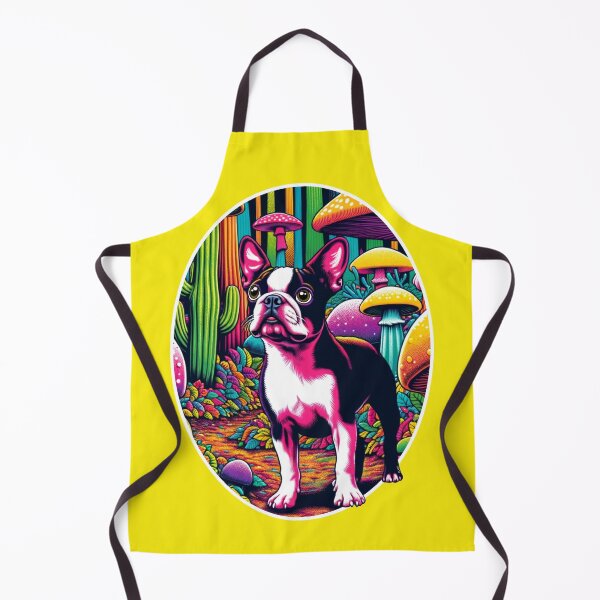 Item preview, Psychedelic Boston Terrier designed and sold by FivePugs.
