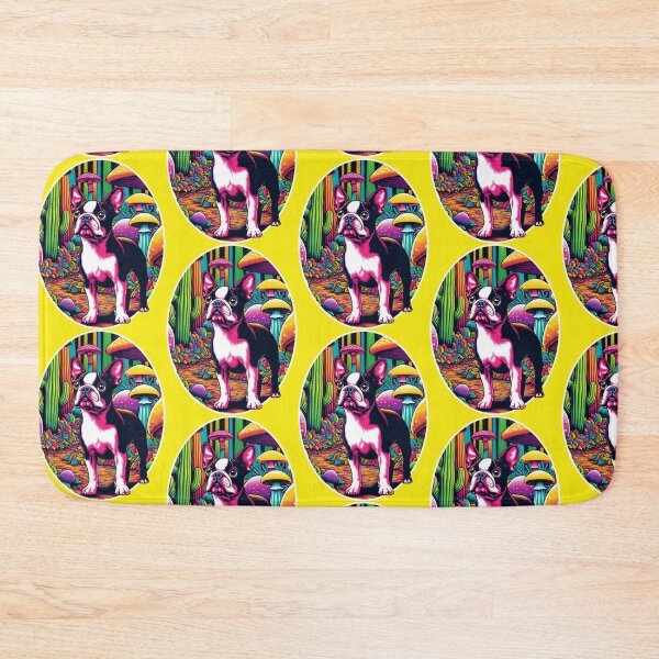 Item preview, Psychedelic Boston Terrier designed and sold by FivePugs.