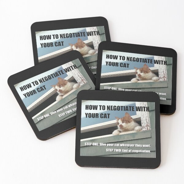 Item preview, HOW TO NEGOTIATE WITH YOUR CAT designed and sold by Allen Peterson.