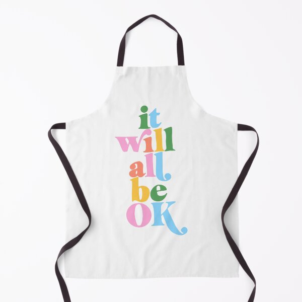 Item preview, It will all be okay multi colorful self assuring positive mindset for mental health  designed and sold by adesignworld.