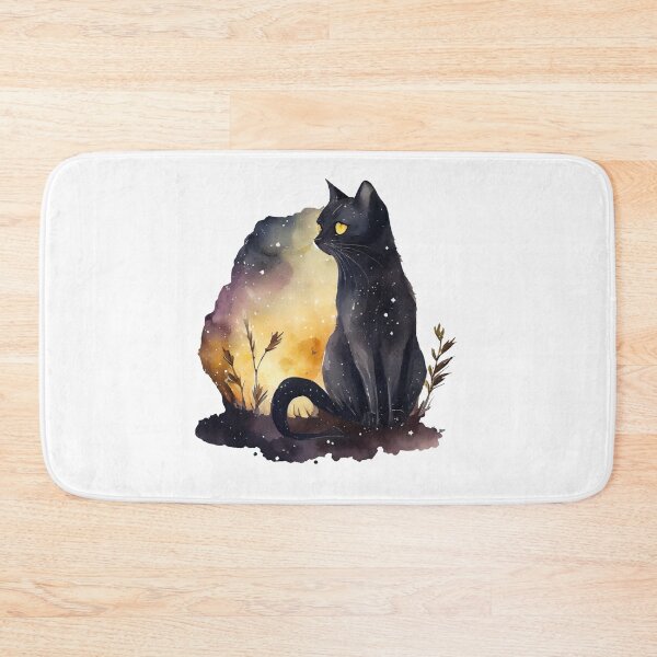 Item preview, celestial black cat designed and sold by sbrstore.