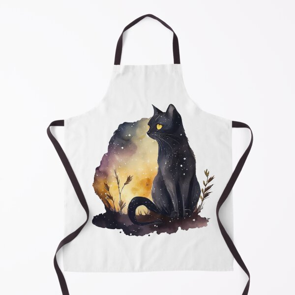 Item preview, celestial black cat designed and sold by sbrstore.