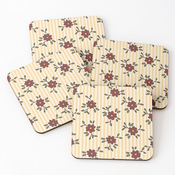 Item preview, Floral in Christmas Red, Green and Gold designed and sold by FrancesPoff.