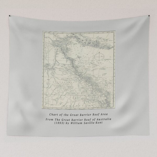 Item preview, Chart of the Great Barrier Reef Area designed and sold by Tamas Das.