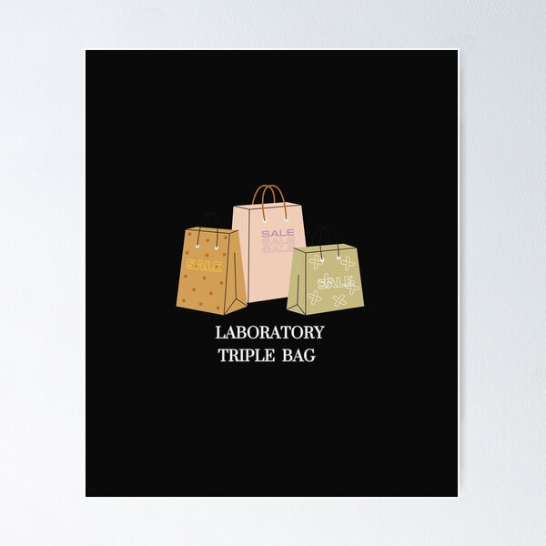 Item preview, Laboratory Triple Bag,Lab Safety Tripled,Blood bank,Medical Biology designed and sold by SOPIZiLA.