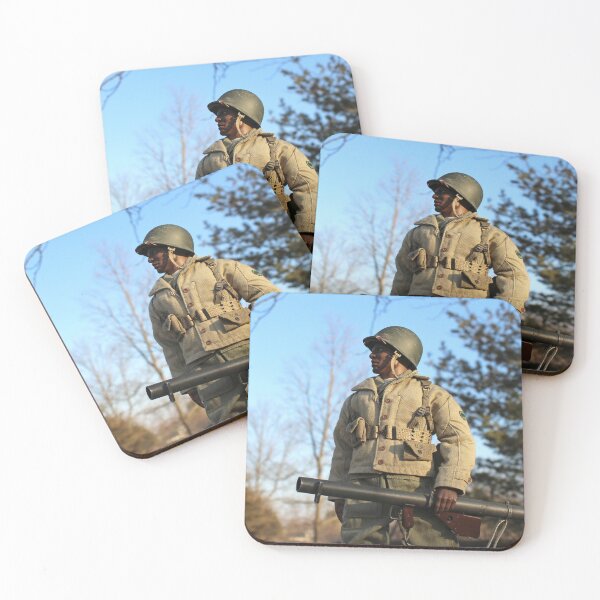 Item preview, WW2 U.S. Buffalo Soldier with Bazooka designed and sold by busybob.