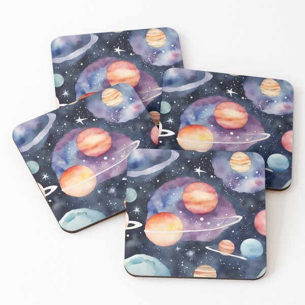 Item preview, Galaxy Night sky in watercolor designed and sold by Niks-Shop.