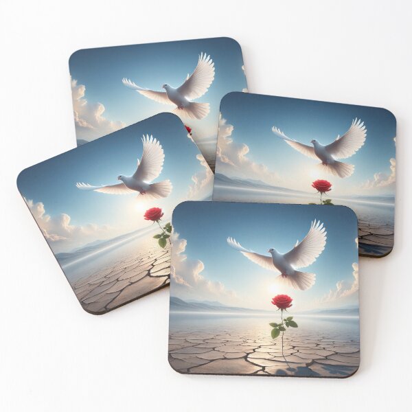 Item preview, pigeon and rose designed and sold by Cindyart007.