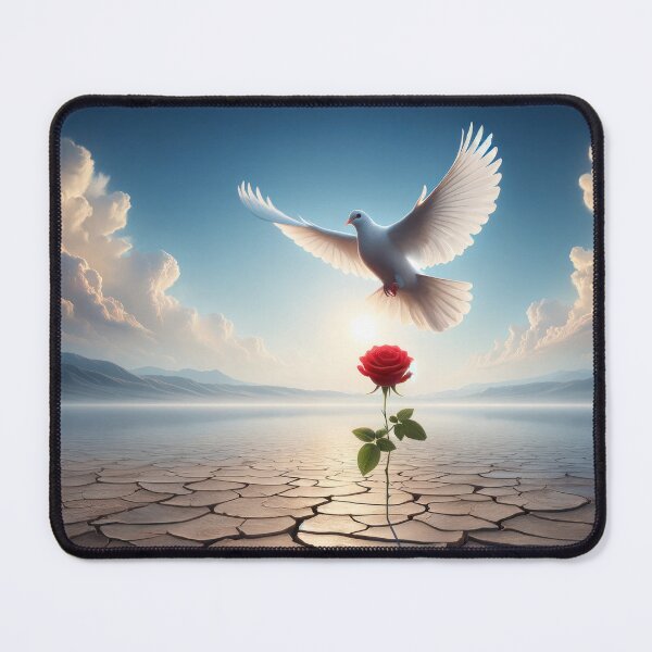 Item preview, pigeon and rose designed and sold by Cindyart007.