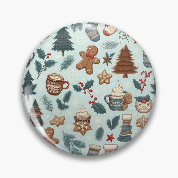 Item preview, Christmas Winter Theme Pattern #1 designed and sold by AIrtisticPrints.