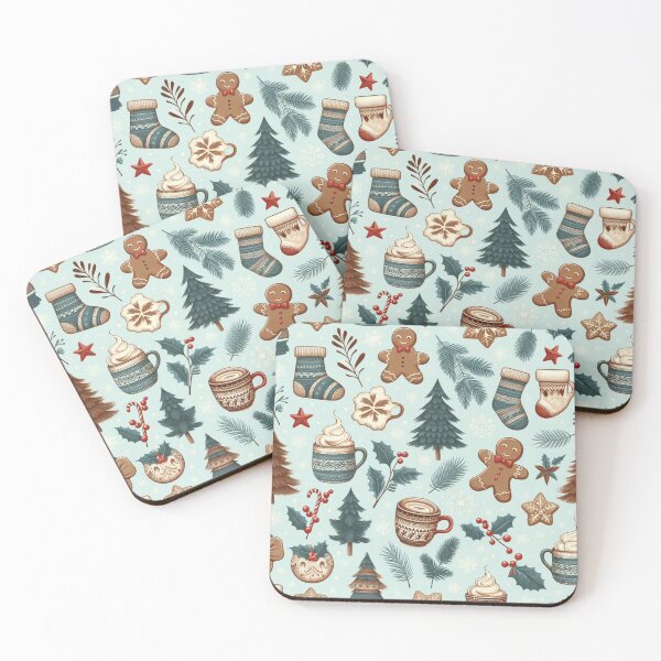 Item preview, Christmas Winter Theme Pattern #1 designed and sold by AIrtisticPrints.