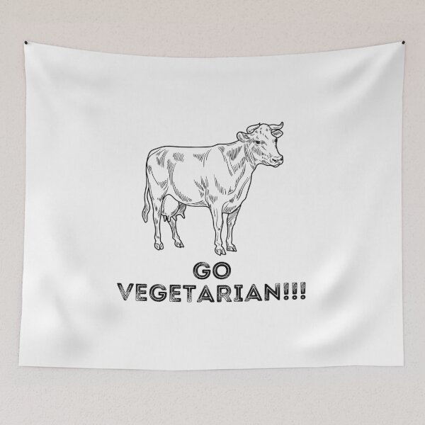 Item preview, Go vegetarian !!! designed and sold by BigGreenStore.