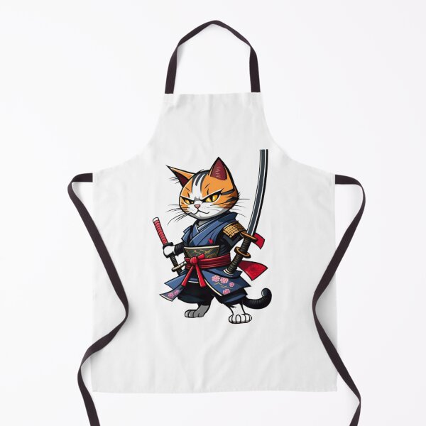 Item preview, Neko samurai designed and sold by KorArtStudio.