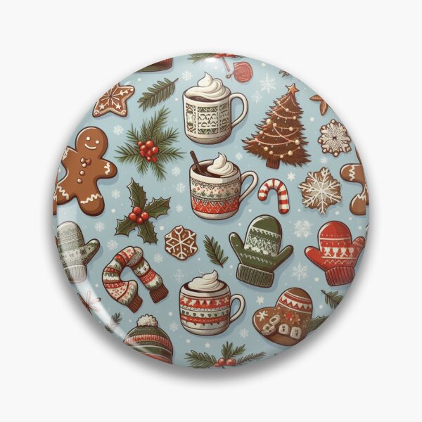 Item preview, Christmas Winter Theme Pattern #2 designed and sold by AIrtisticPrints.