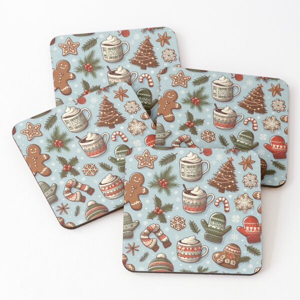 Item preview, Christmas Winter Theme Pattern #2 designed and sold by AIrtisticPrints.