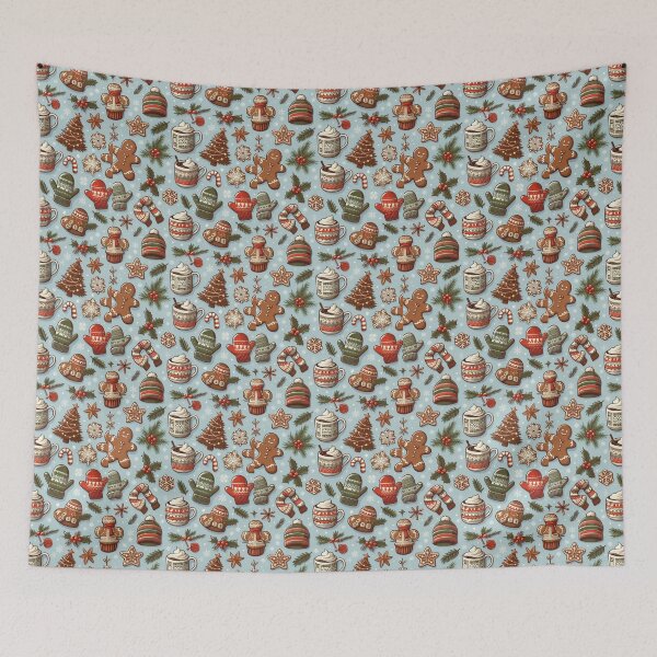 Item preview, Christmas Winter Theme Pattern #2 designed and sold by AIrtisticPrints.
