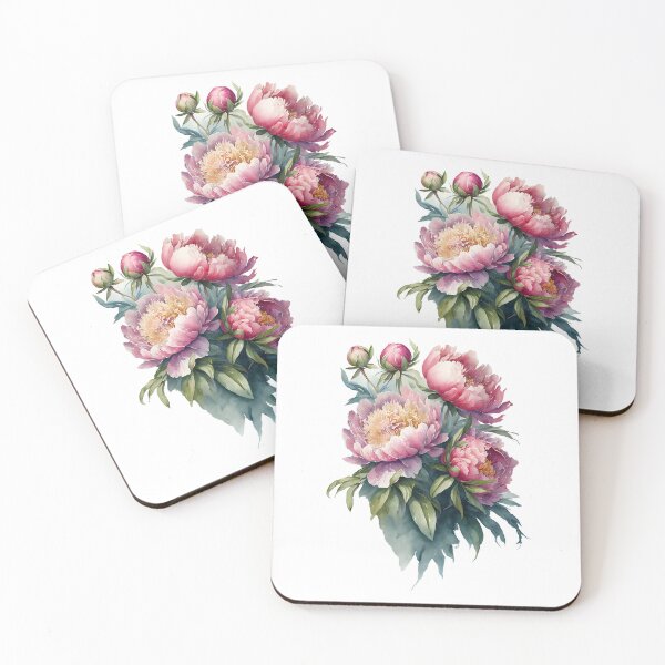 Item preview, Watercolor Peonies  designed and sold by Slavyan.