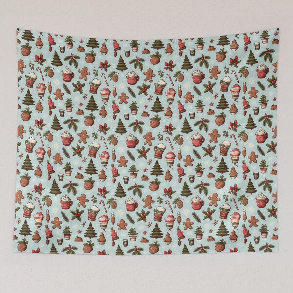 Item preview, Christmas Winter Theme Pattern #3 designed and sold by AIrtisticPrints.