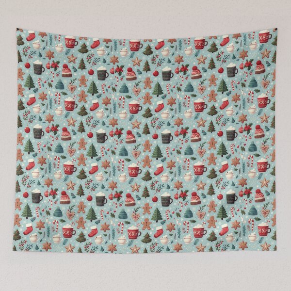 Item preview, Christmas Winter Theme Pattern #4 designed and sold by AIrtisticPrints.