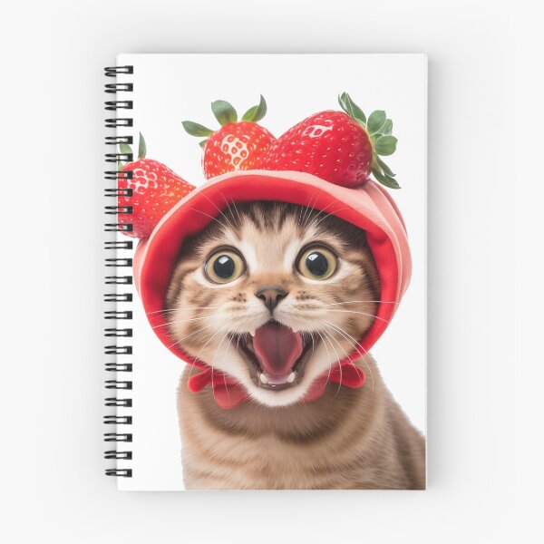 Item preview, Strawberry Cat Meme Strawberry Hat designed and sold by ZedOhEe.